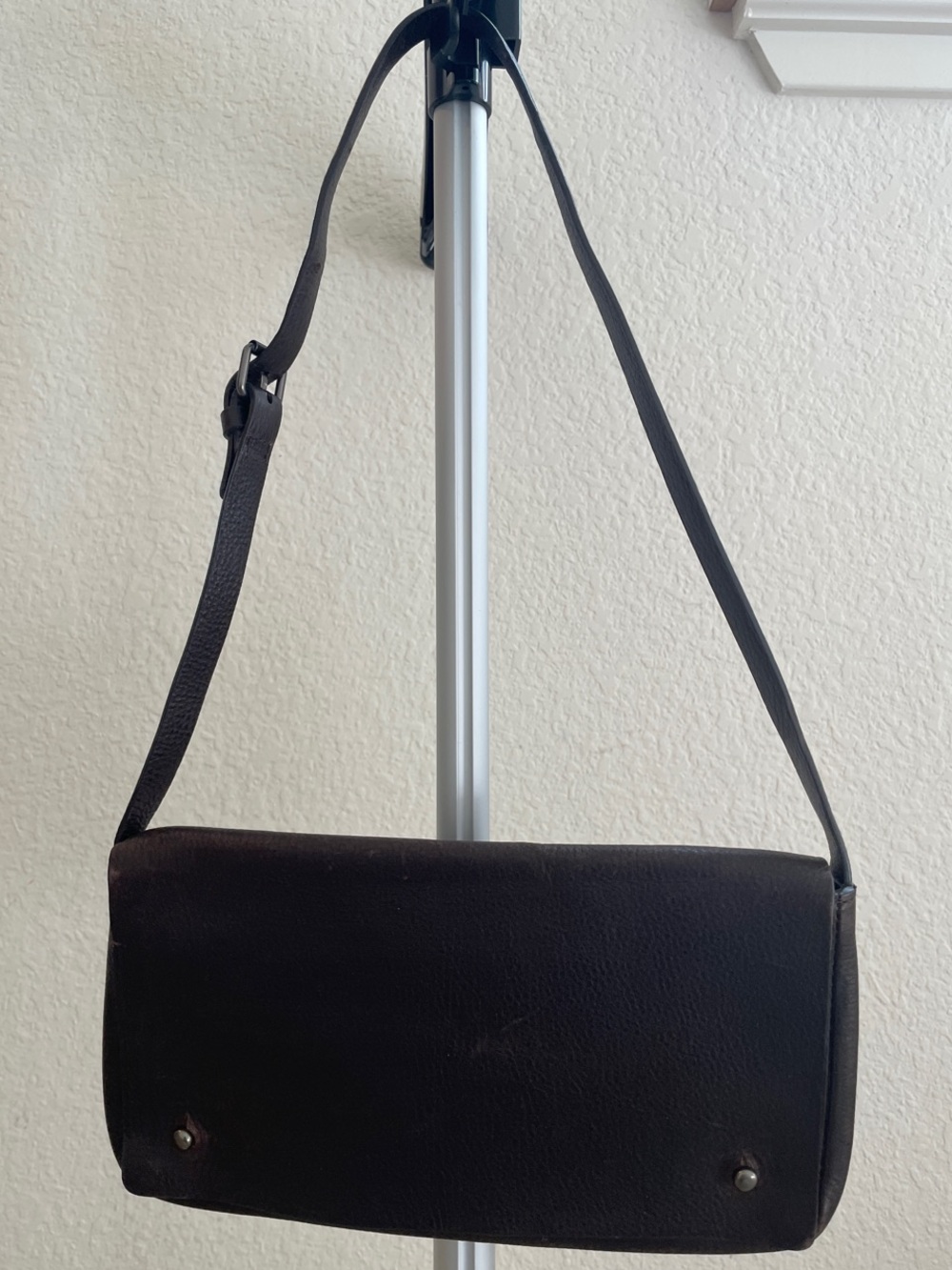 Banana Republic Brown Leather Mini Shoulder Bag